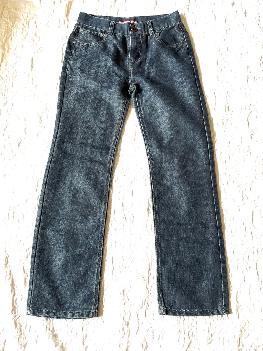 Tommy Hilfiger Kids Dark Blue Straight-Leg Jeans